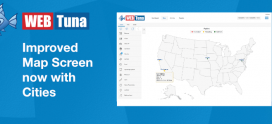 Further updates to the WebTuna Map Screen